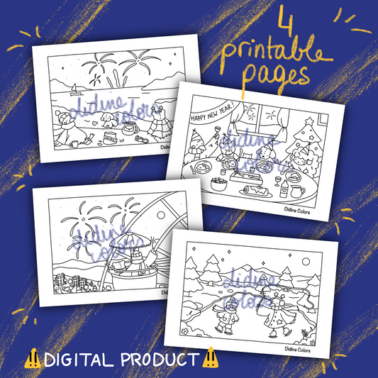 Digital Download - Happy New Year pages