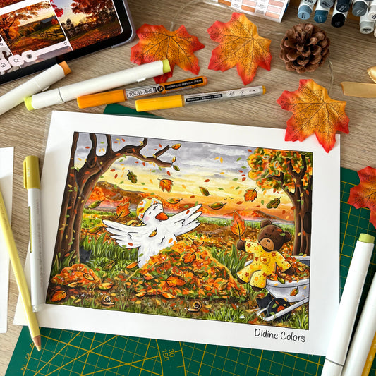 Digital Download - New Fall Coloring Pages