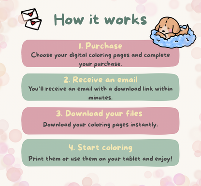 Digital Download - Fall Coloring Pages