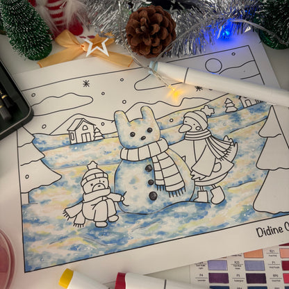 Digital Download - Winter Coloring Pages