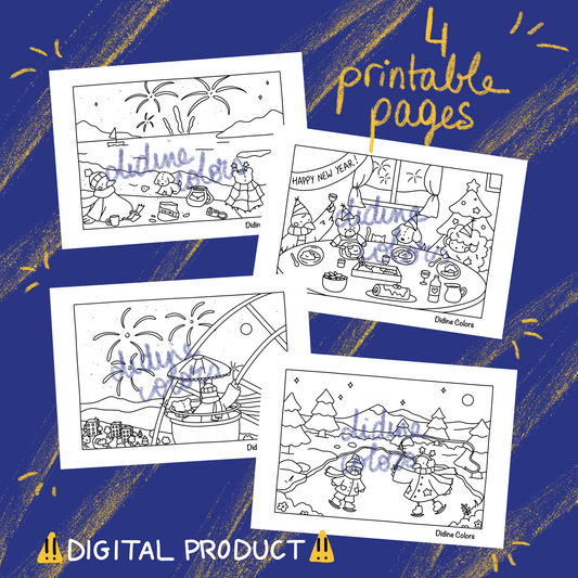 Digital Download - Happy New Year pages