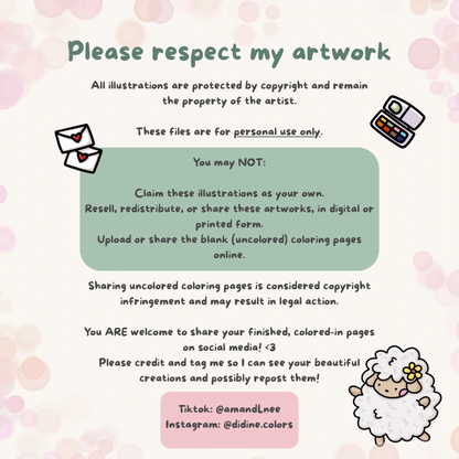 Digital Download - Fall Coloring Pages