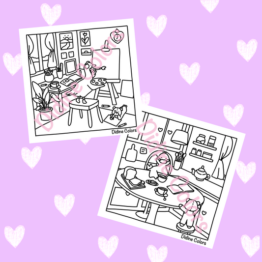 Digital Download - Inside Moments coloring pages