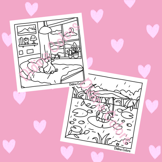 Digital Download - Eli's Moments coloring pages