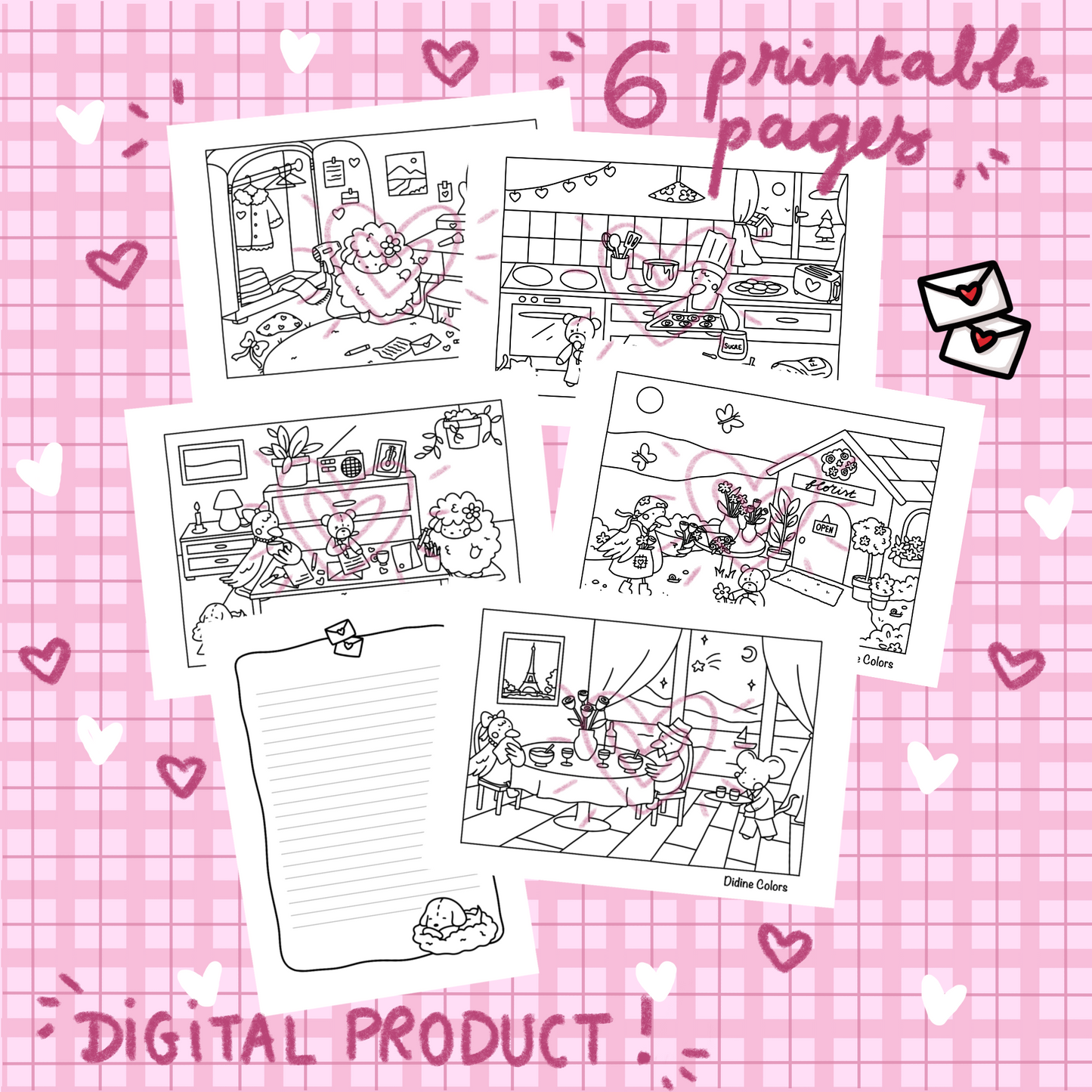 Téléchargement numérique - Saint-Valentin